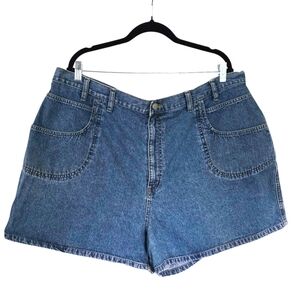 Vintage 42" Waist LA Blues Cotton Denim Shorts Plus‎ Size 26